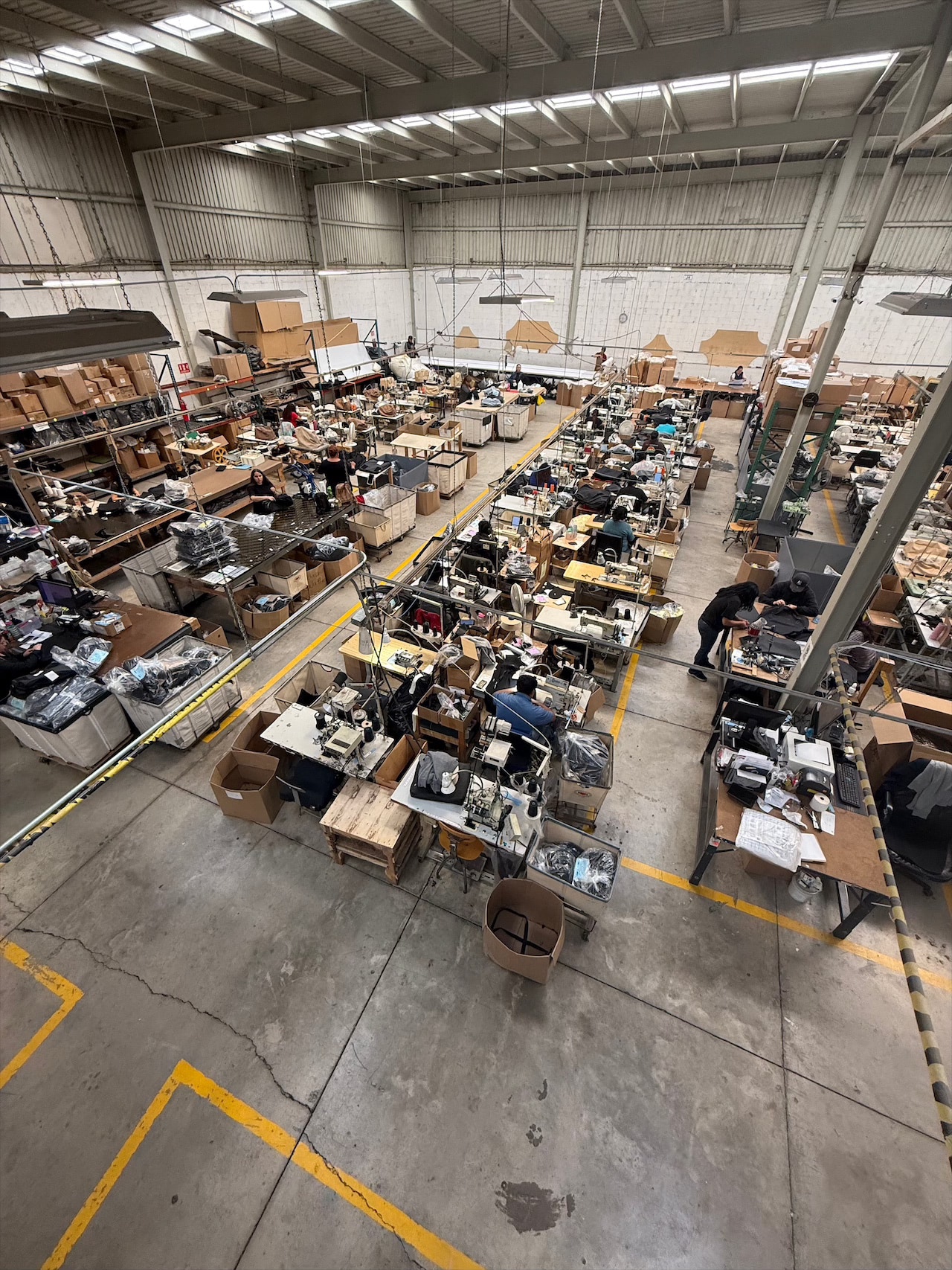 Planta textil moderna
